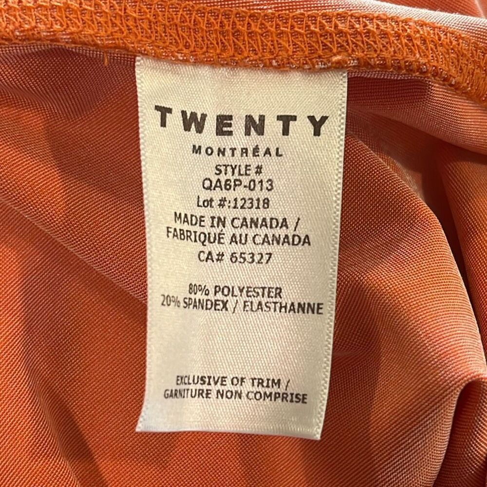 TWENTY HOT CORAL SKY HIGH WAIST LEGGINGS SMALL - Picture 5 of 5